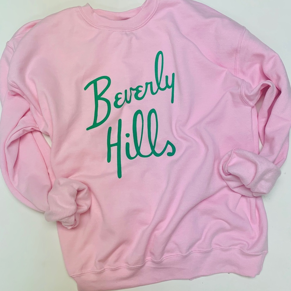 COPY - Beverly Hills Pink Sweatshirt, California Shirt